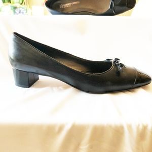 Black Leather Roberto Capucci Italian Pumps